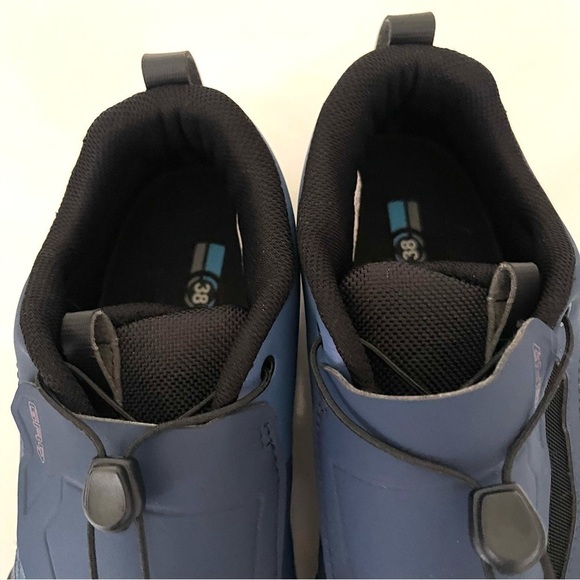 Shimano SH-GR901 GR9 Mountain Bike Shoes EU 38 US 5.2 Black Navy Blue - Picture 5 of 13